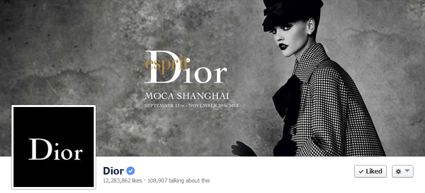 Dior Facebook Cover