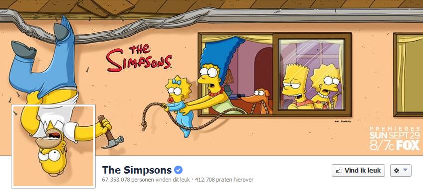 The Simpsons Facebook Cover