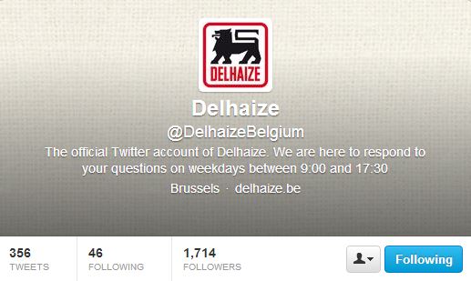 Delhaize on Twitter