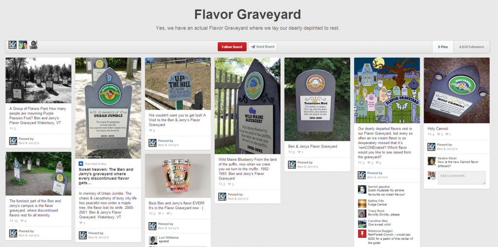 Flavor Graveyard Ben & Jerry's